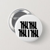 Badge Rond 5 Cm 21ème anniversaire (Devant & derrière)