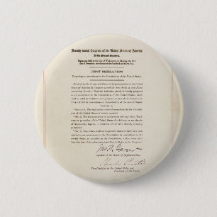 Badge Rond 5 Cm 21ème Interdiction de fin d'amendement