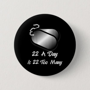 Badge Rond 5 Cm 22 par jour c'est 22 de trop Sensibilisation des v