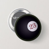 Badge Rond 5 Cm 23 Quatre Clovers De Feuille (Devant & derrière)