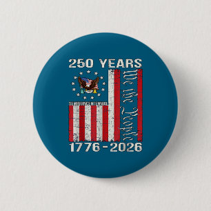 Badge Rond 5 Cm 250 Ans américain 250e anniversaire usa drapeau am