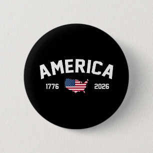Badge Rond 5 Cm 250 ans d'Amérique 250e anniversaire de l'indépend