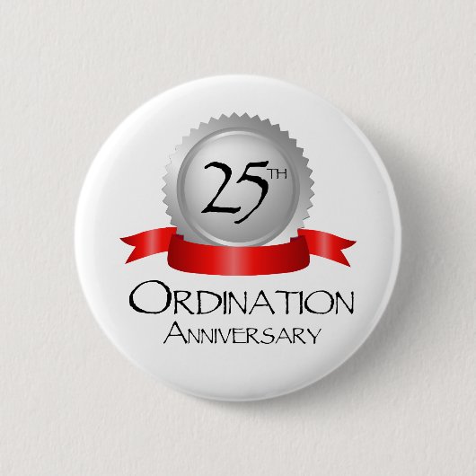 Badge Rond 5 Cm 25e cabinet Anniversary Cross Host (Devant)