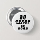 Badge Rond 5 Cm 28 non jamais regardés si bons (Devant & derrière)