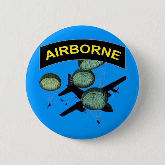 Badge Rond 5 Cm 2 aéroportés (Devant)