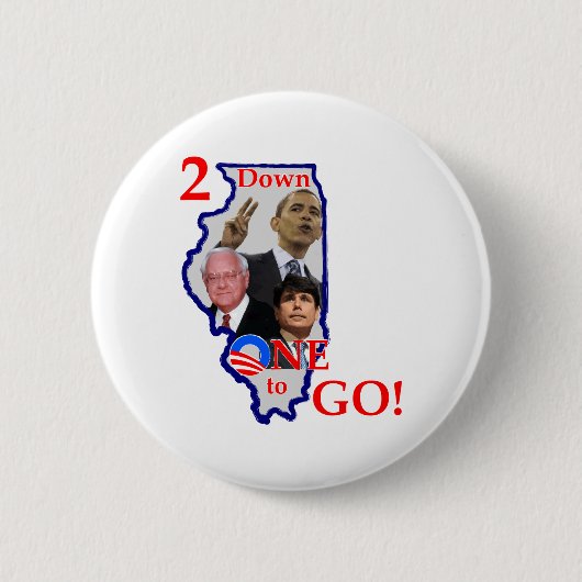 Badge Rond 5 Cm 2down un à aller (Devant)