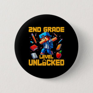 Badge Rond 5 Cm 2e niveau de qualité déverrouillé Dabbing Boys Gam