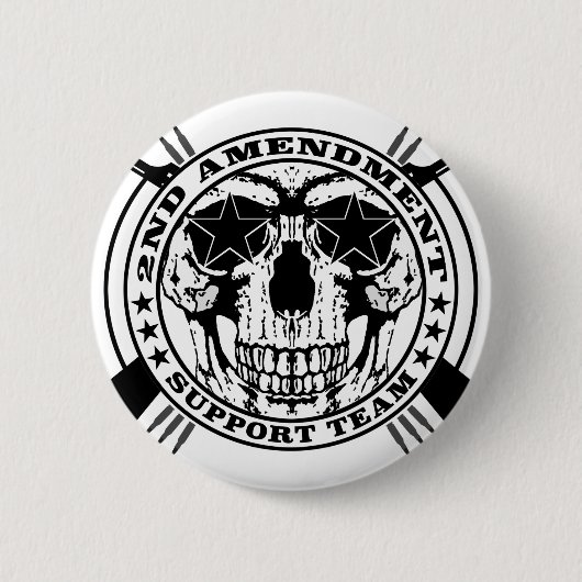 Badge Rond 5 Cm 2ème Équipe de soutien d'amendement - bouton (Devant)