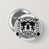 Badge Rond 5 Cm 2ème Équipe de soutien d'amendement - bouton (Devant & derrière)