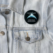 Badge Rond 5 Cm 320s, ORGANISATION de l'ESPACE du MONDE, ESSAYENT (En situation)