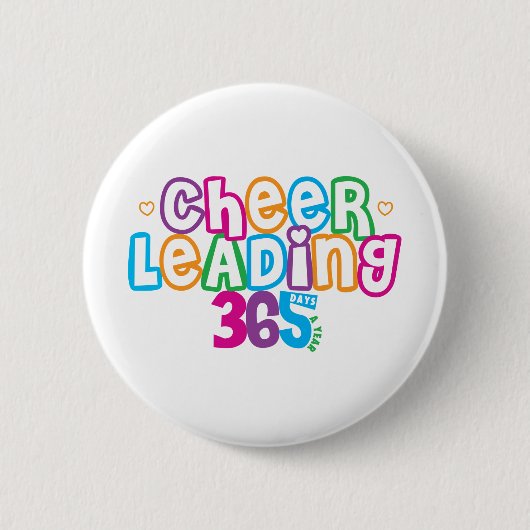 Badge Rond 5 Cm 365 Cheerleading (Devant)