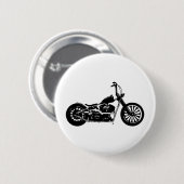 Badge Rond 5 Cm 374 Chopper Bike (Devant & derrière)