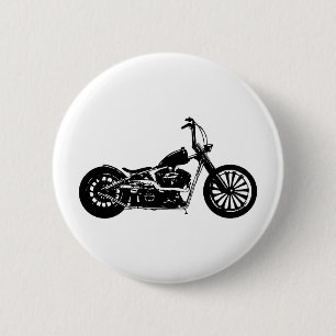 Badge Rond 5 Cm 374 Chopper Bike