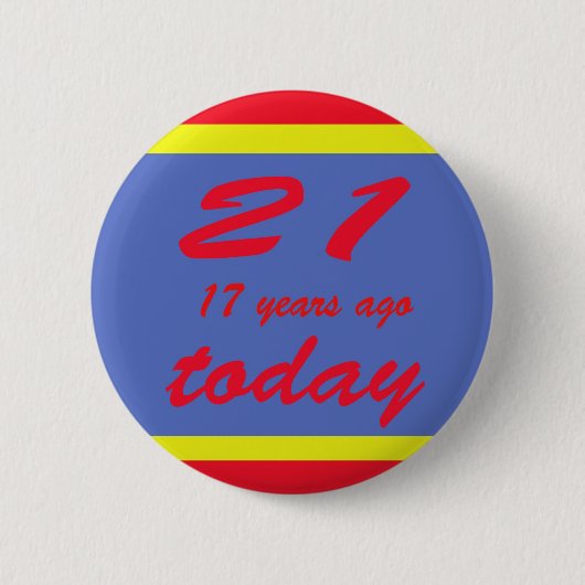 Badge Rond 5 Cm 38 ans (Devant)