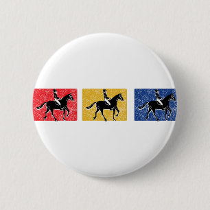 Badge Rond 5 Cm 3-Cheval-Riders
