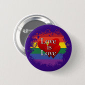Badge Rond 5 Cm <3 est <3 (Devant & derrière)