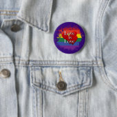 Badge Rond 5 Cm <3 est <3 (En situation)