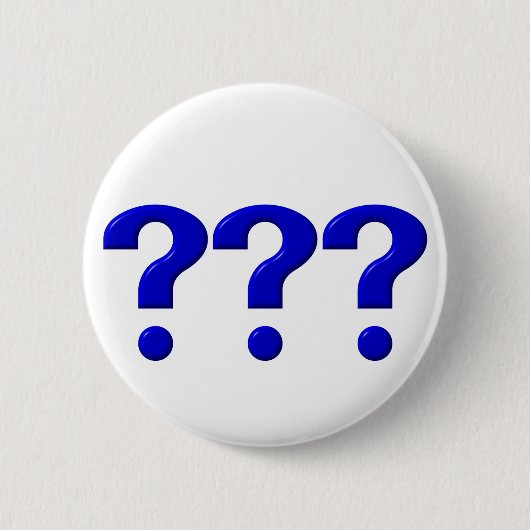 Badge Rond 5 Cm 3 Points de question (Devant)