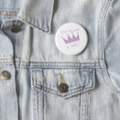 Badge Rond 5 Cm 3ème anniversaire de princesse Crown (En situation)