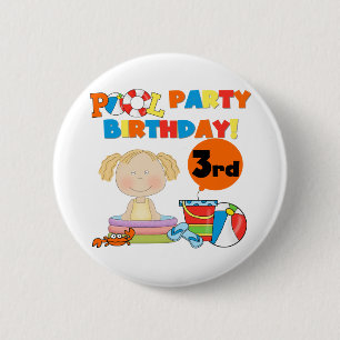 Badge Rond 5 Cm 3èmes T-shirts et cadeaux d'anniversaire de récept