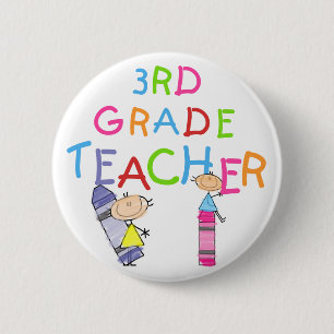 Badge Rond 5 Cm 3èmes T-shirts et cadeaux de professeur de