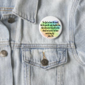 Badge Rond 5 Cm 3h16 de John (En situation)