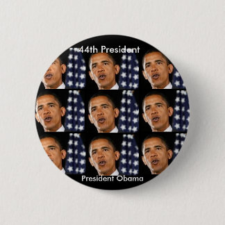Badge Rond 5 Cm 44ème président Elect< Obama