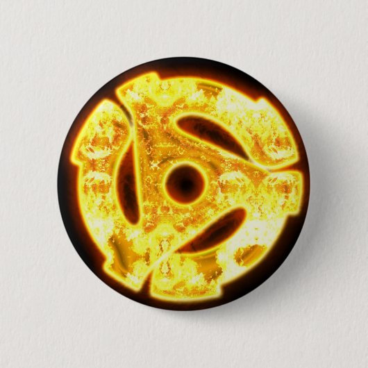 Badge Rond 5 Cm 45 t/mn sur le bouton du feu (Devant)