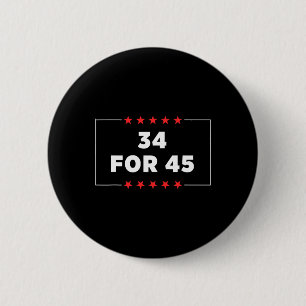 Badge Rond 5 Cm 45 Trump condamné