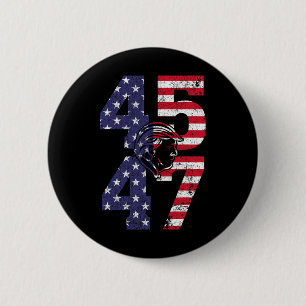 Badge Rond 5 Cm 47 Nous Le Peuple 2024 Avec Drapeau Américain 1