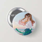 Badge Rond 5 Cm 47_Plus 千葉 陽葵 - Chiba Himari (Devant & derrière)