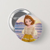 Badge Rond 5 Cm 47_Plus 富山 光奈 - Toyama Hina (Devant & derrière)