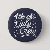 Badge Rond 5 Cm 4 juillet (Devant)