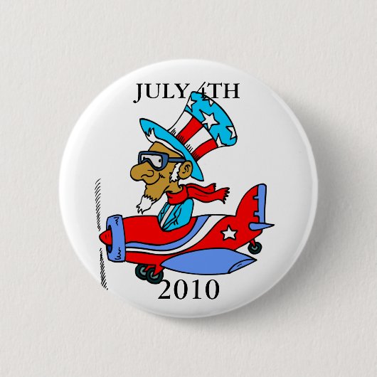 BADGE ROND 5 CM 4 JUILLET BOUTON (Devant)