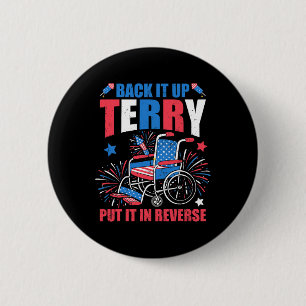 Badge Rond 5 Cm 4 juillet Feu De Feu Le Remettre Terry Le Mettre D