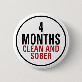 Badge Rond 5 Cm 4 mois nettoient et assagissent