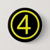 Badge Rond 5 Cm 4 - numéro quatre (Devant)