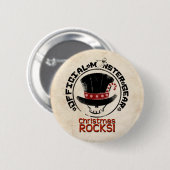 Badge Rond 5 Cm 4 petits monstres - vacances d'Andy (Devant & derrière)