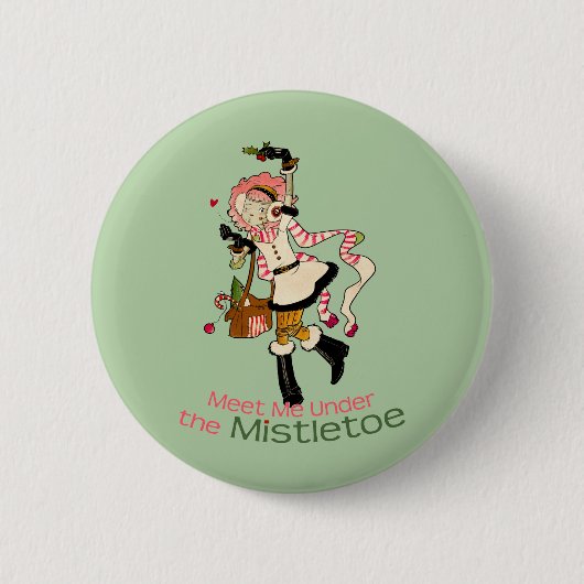 Badge Rond 5 Cm 4 petits monstres - vacances de Nessa (Devant)