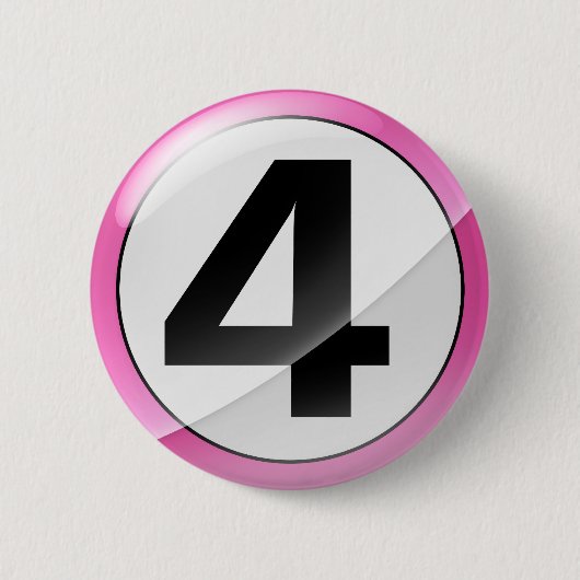 Badge Rond 5 Cm 4 rose (Devant)