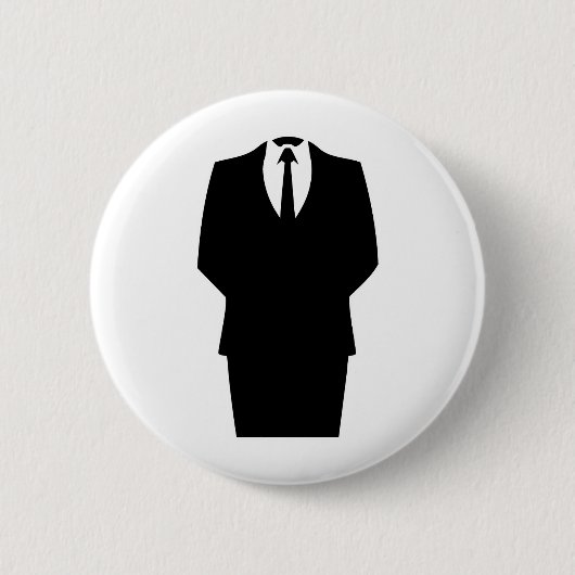 Badge Rond 5 Cm 4chan anonymes SA d'Internet d'icône (Devant)
