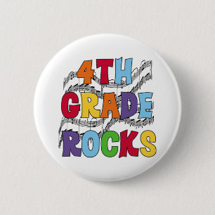 Badge Rond 5 Cm 4èmes roches multicolores de catégorie