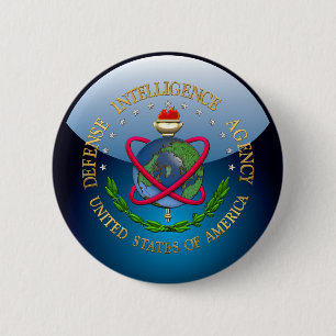 Badge Rond 5 Cm [500] Agence de renseignement militaire américaine