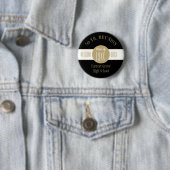 Badge Rond 5 Cm 50 ans Réunion Bienvenue Retour (En situation)