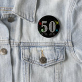 Badge Rond 5 Cm 50 brillez (En situation)