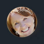 Badge Rond 5 Cm 50 & Fabulous Photo<br><div class="desc">Bouton photo 50 et fabuleux</div>