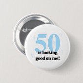 Badge Rond 5 Cm 50 semble bon sur moi (Devant & derrière)