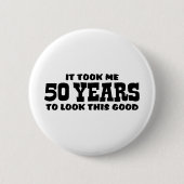 Badge Rond 5 Cm 50e anniversaire (Devant)