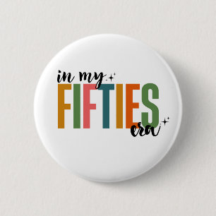 Badge Rond 5 Cm 50e anniversaire