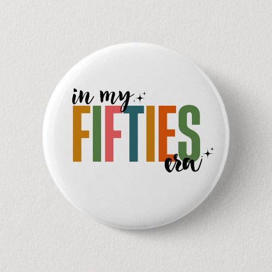 Badge Rond 5 Cm 50e anniversaire (Devant)